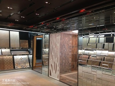 上海青浦區(qū)意邦建材市場(chǎng)某瓷磚展廳